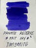 Private Reserve Fast Dry Ink Bottle - Tanzanite - 60ml - Pen Boutique Ltd