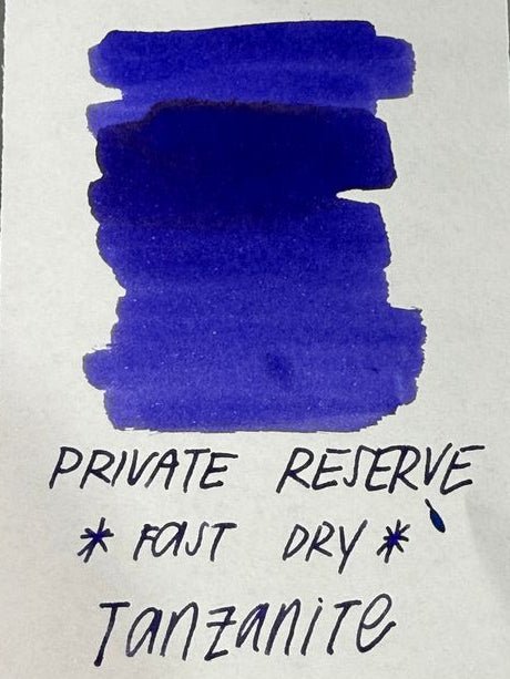 Private Reserve Fast Dry Ink Bottle - Tanzanite - 60ml - Pen Boutique Ltd