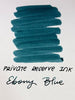 Private Reserve Winter Color Ink Bottle - Ebony Blue - 60ml - Pen Boutique Ltd