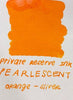 Private Reserve Pearlescent Ink Bottle - Orange/Silver - 60ml - Pen Boutique Ltd