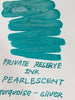 Private Reserve Pearlescent Ink Bottle - Turquoise/Silver - 60ml - Pen Boutique Ltd