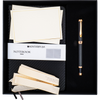 Monteverde Innova Rollerball Pen Notebook Set - Carbon Fiber - Rosegold