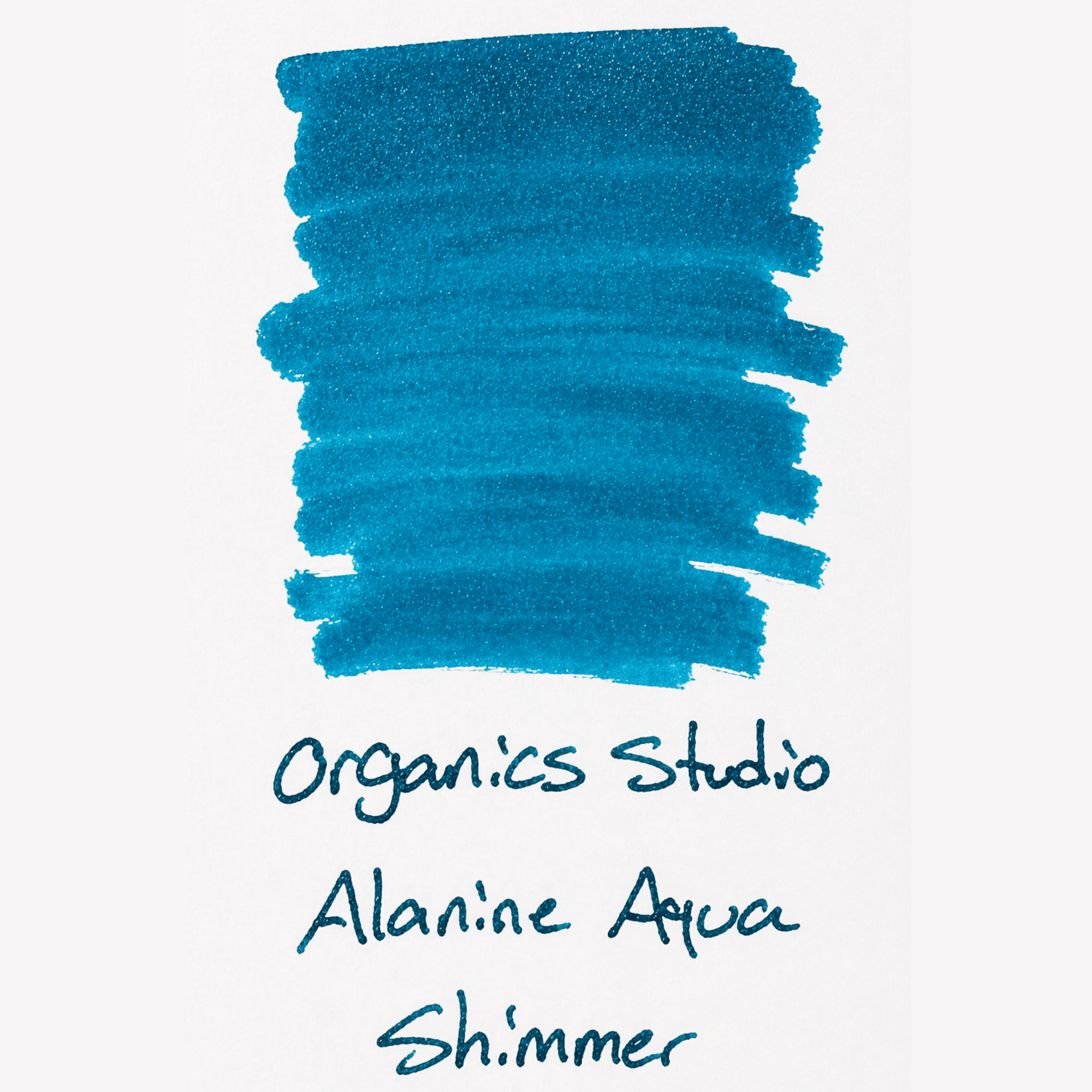 Organics Studio Ink Bottle - Alanine (TEAL SHIMMER) - Pen Boutique Ltd