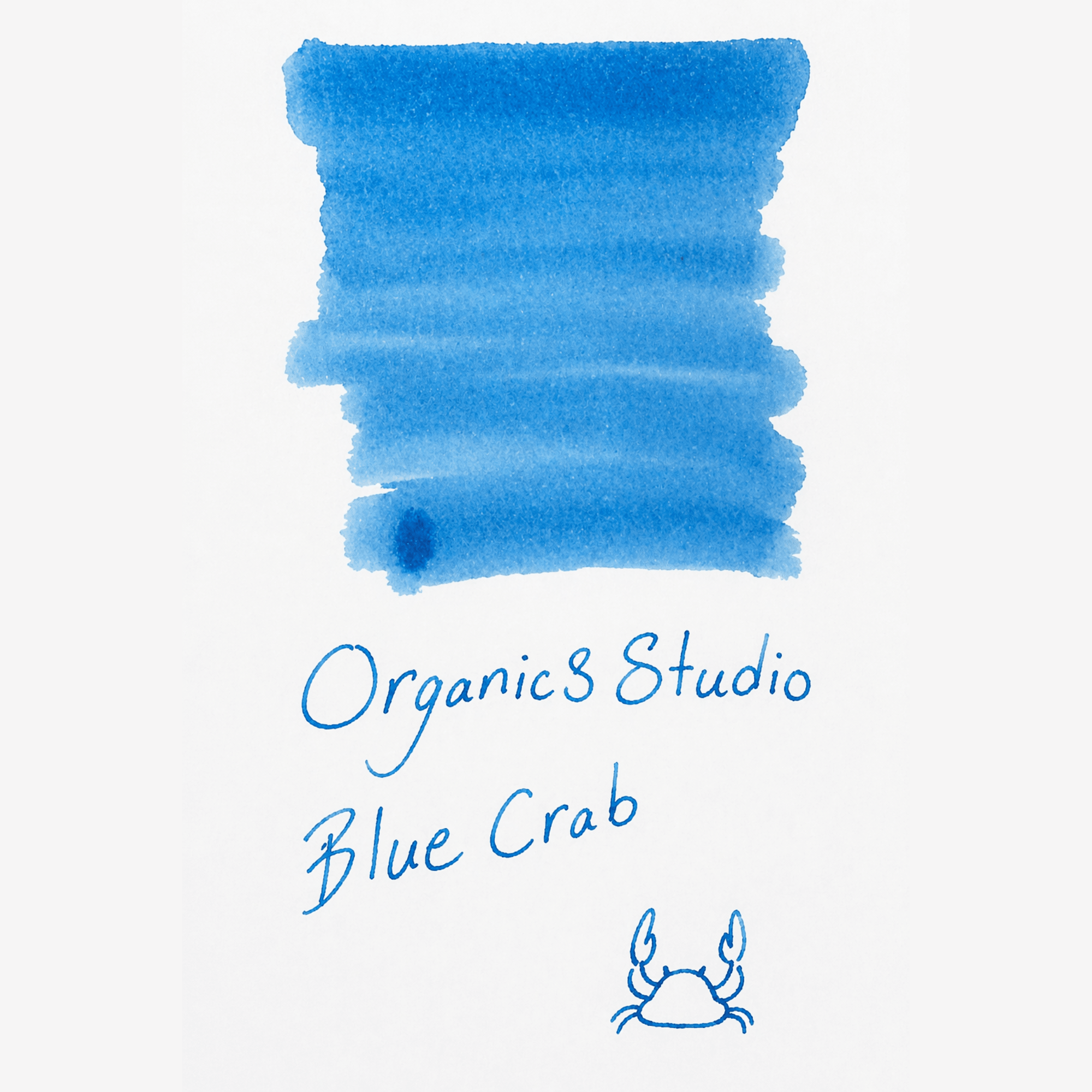 Organics Studio Ink Bottle - Blue Crab - Pen Boutique Ltd