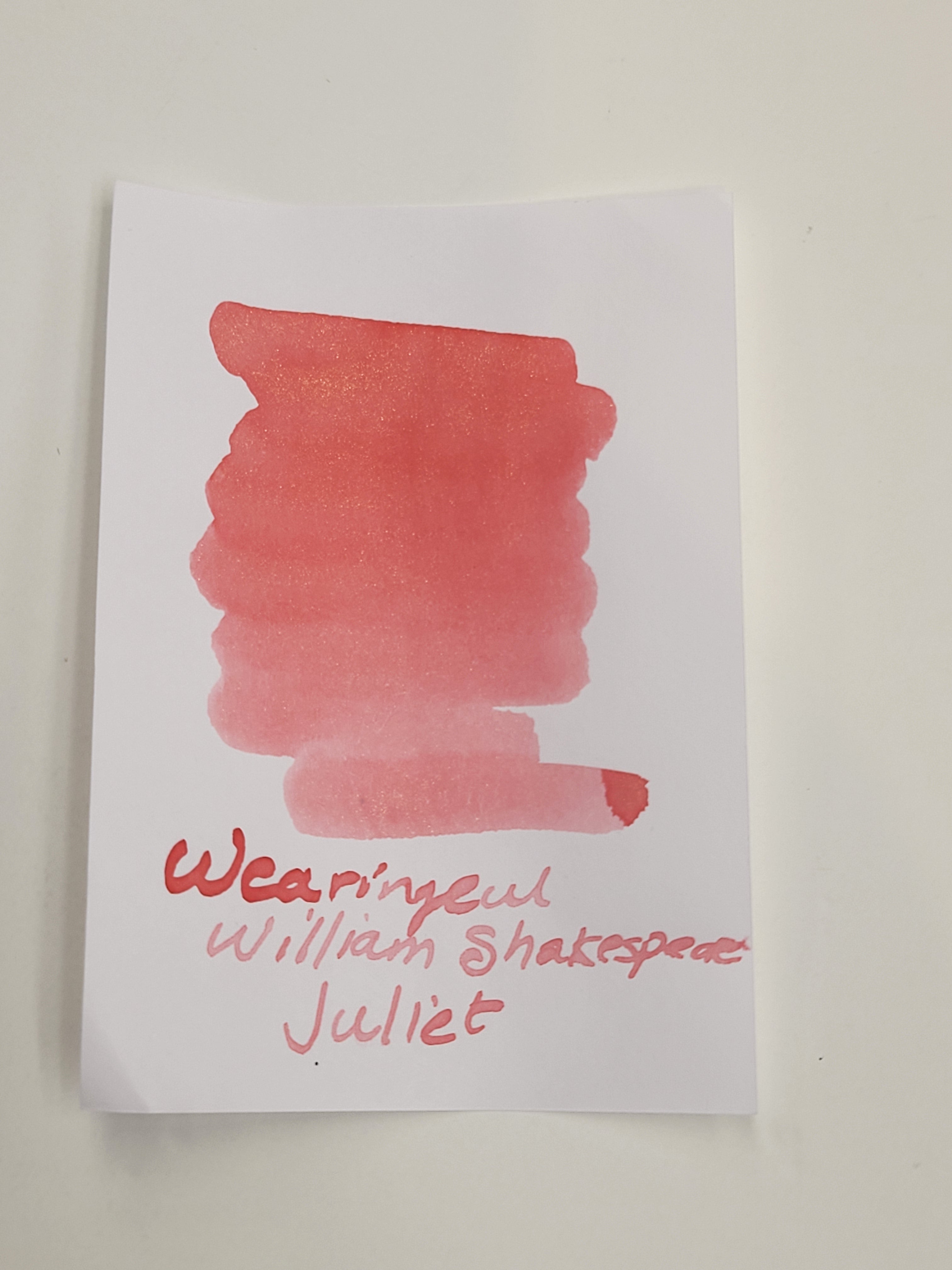 Wearingeul World Literature Ink Bottle - Juliet (30 ml) - Pen Boutique Ltd