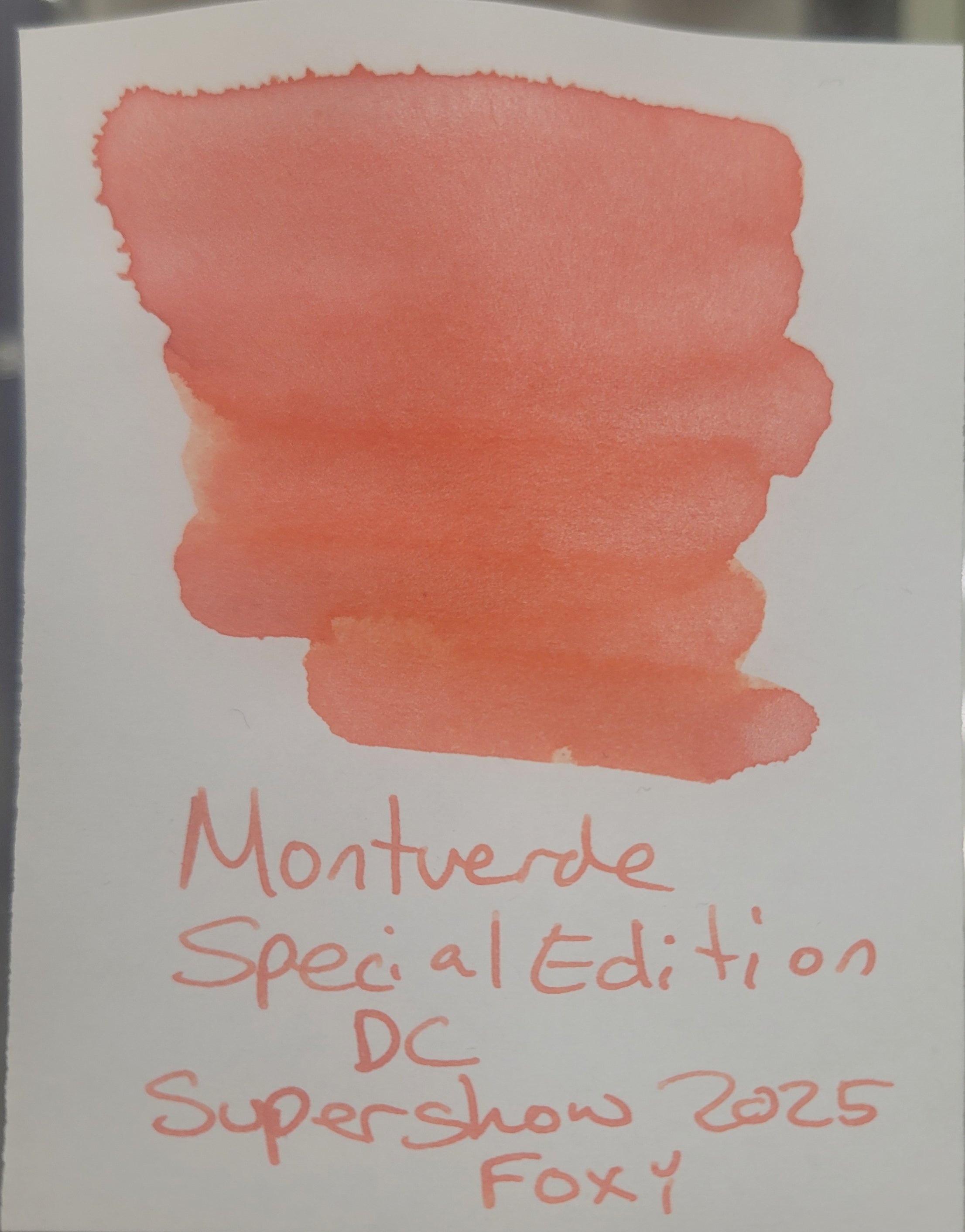 Monteverde DC Supershow Bottled Ink - 2025 Special Edition - Foxy - Pen Boutique Ltd
