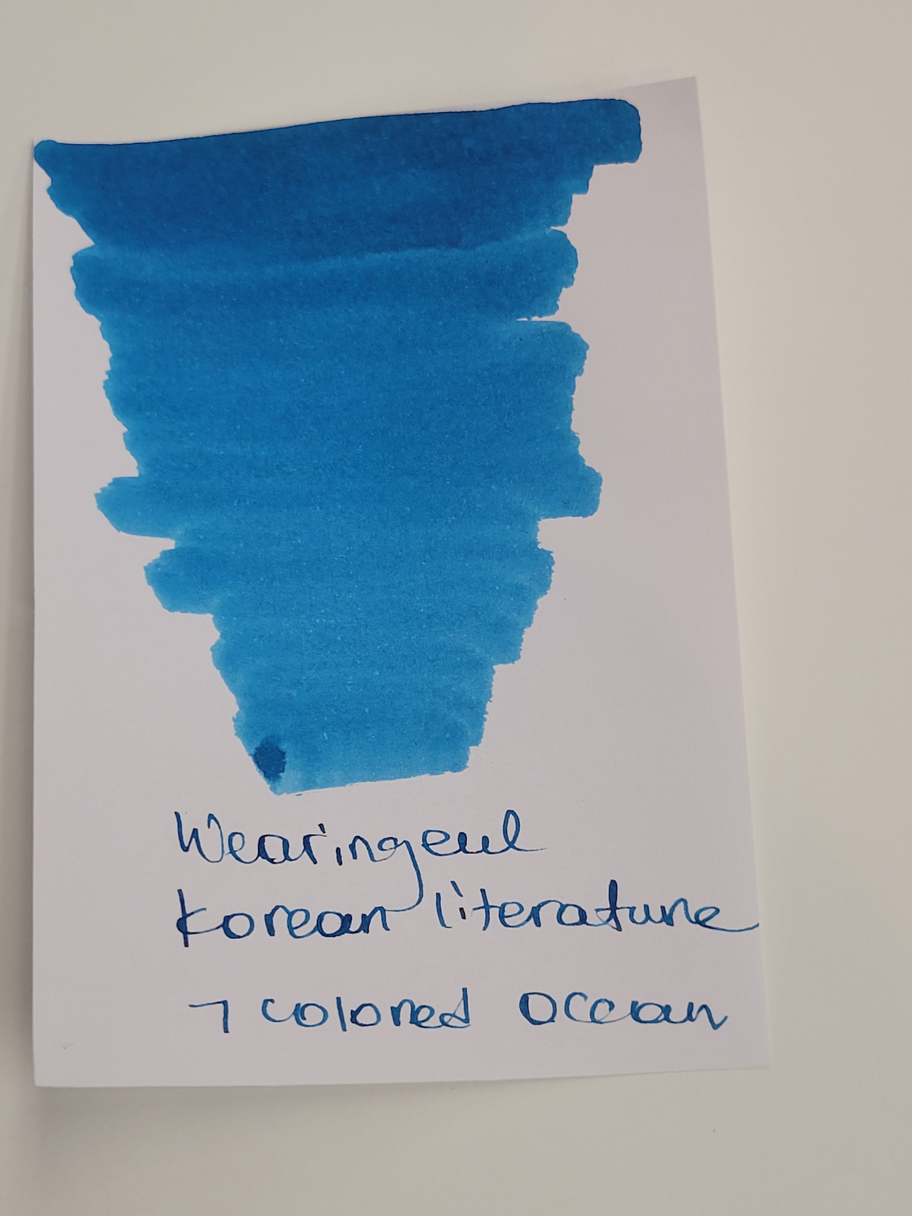 Wearingeul Korean Literature Ink Bottle - 7 Colored Ocean (30 ml) - Pen Boutique Ltd