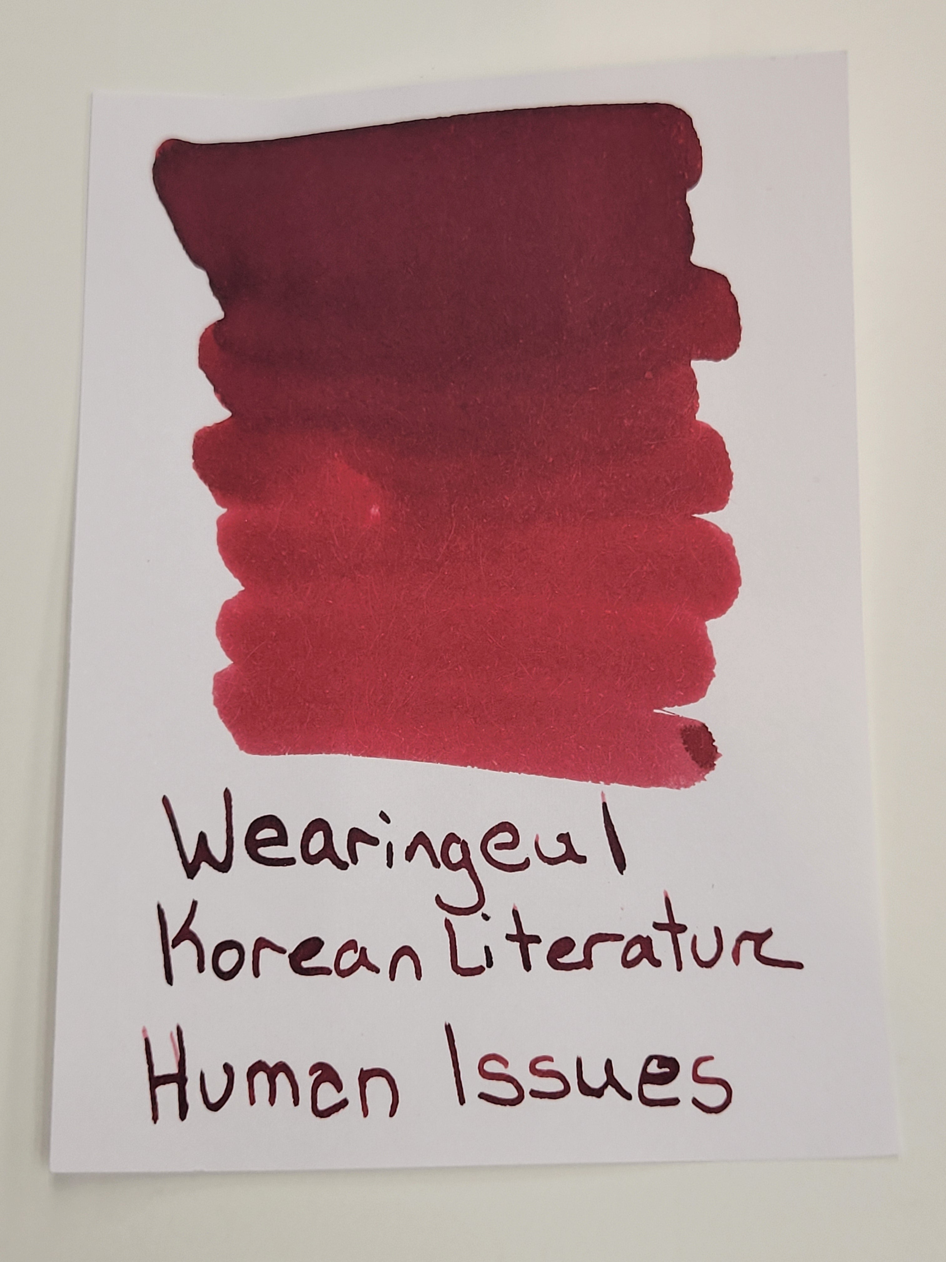 Wearingeul Korean Literature Ink Bottle - Human Issues (30 ml) - Pen Boutique Ltd