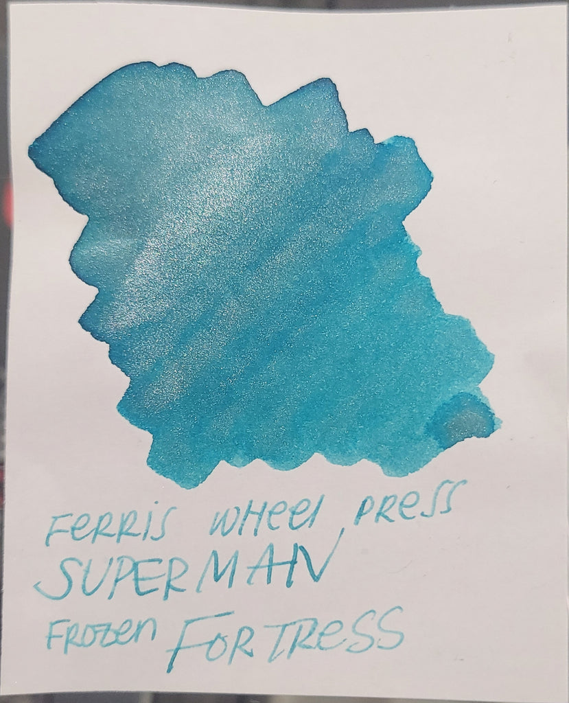 Ferris Wheel Press x Superman Ink Bottle - Frozen Fortress (28 ml) - Pen Boutique Ltd