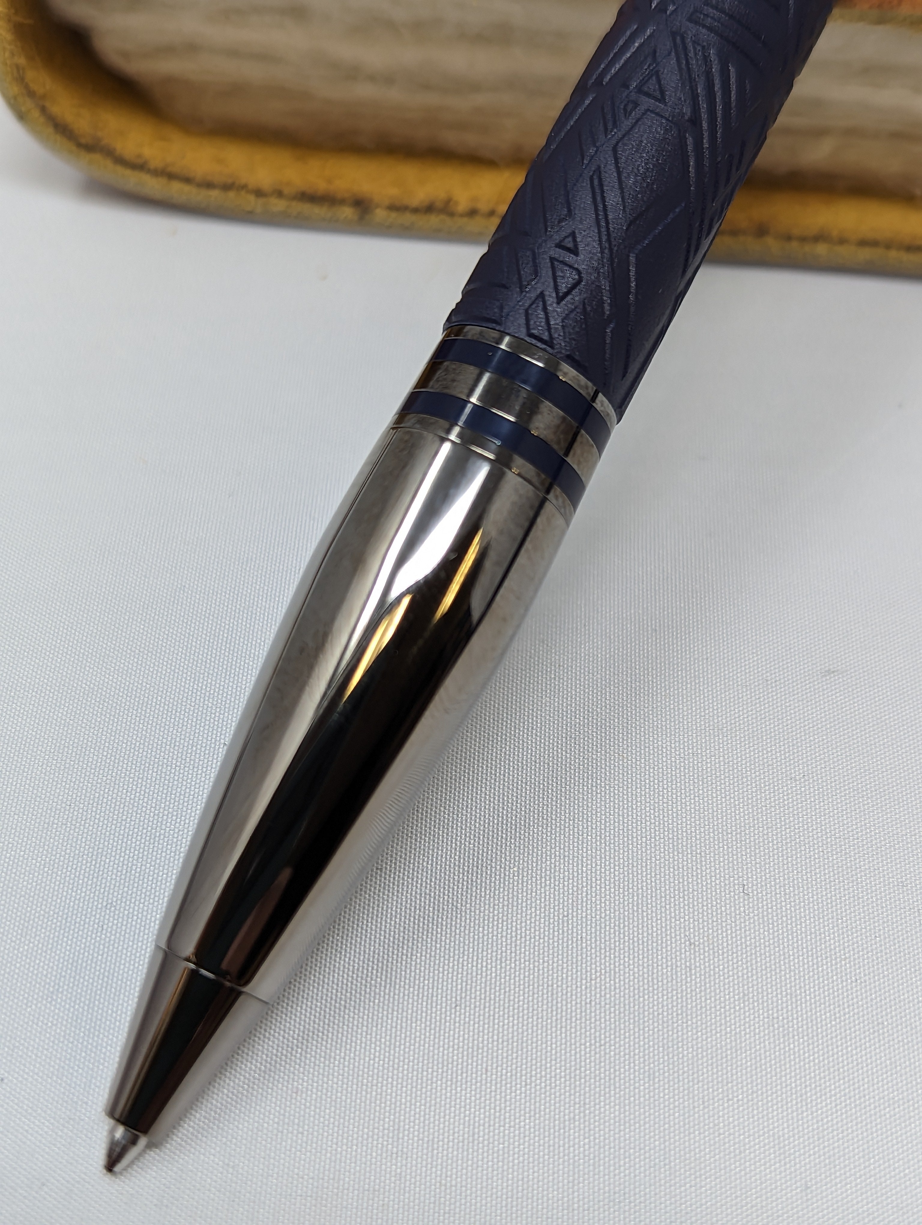 Montblanc Starwalker Ballpoint Pen - Space Blue Doue - Pen Boutique Ltd