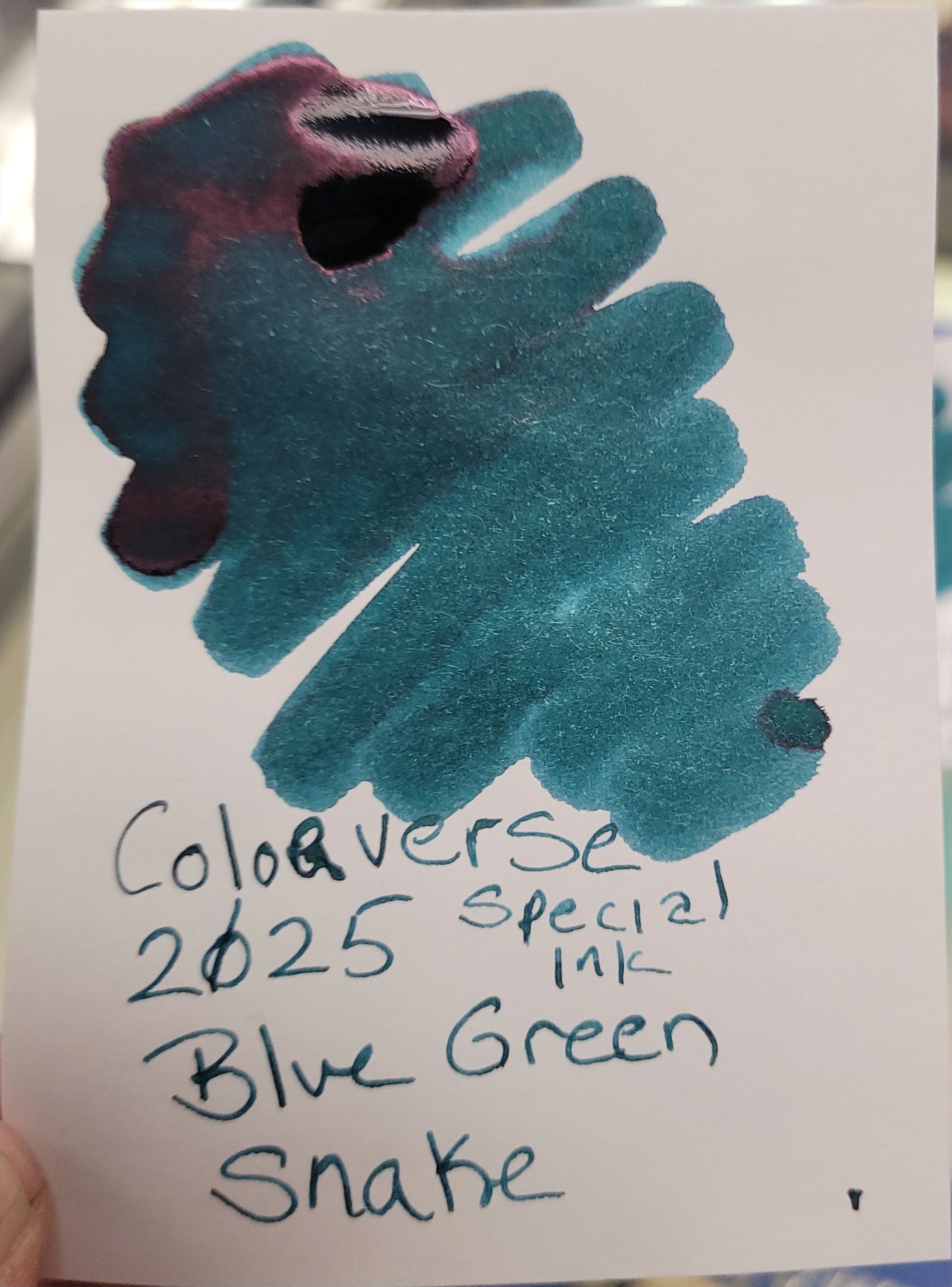 Colorverse Ink Bottle - 2025 Blue Green Snake - Standard - 15ml - Pen Boutique Ltd