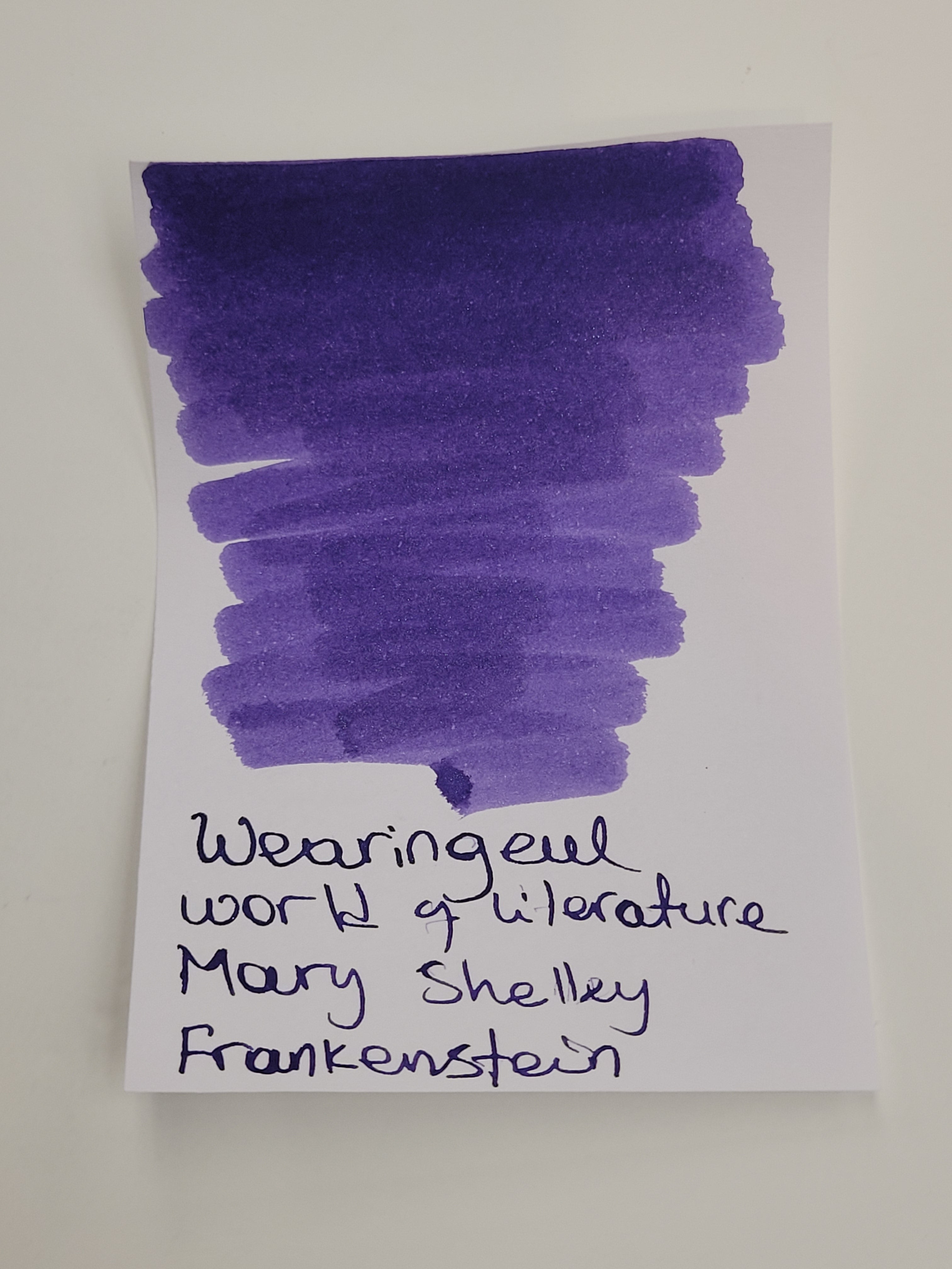 Wearingeul World Literature Ink Bottle - Mary Shelley - Frankenstein (30 ml) - Pen Boutique Ltd
