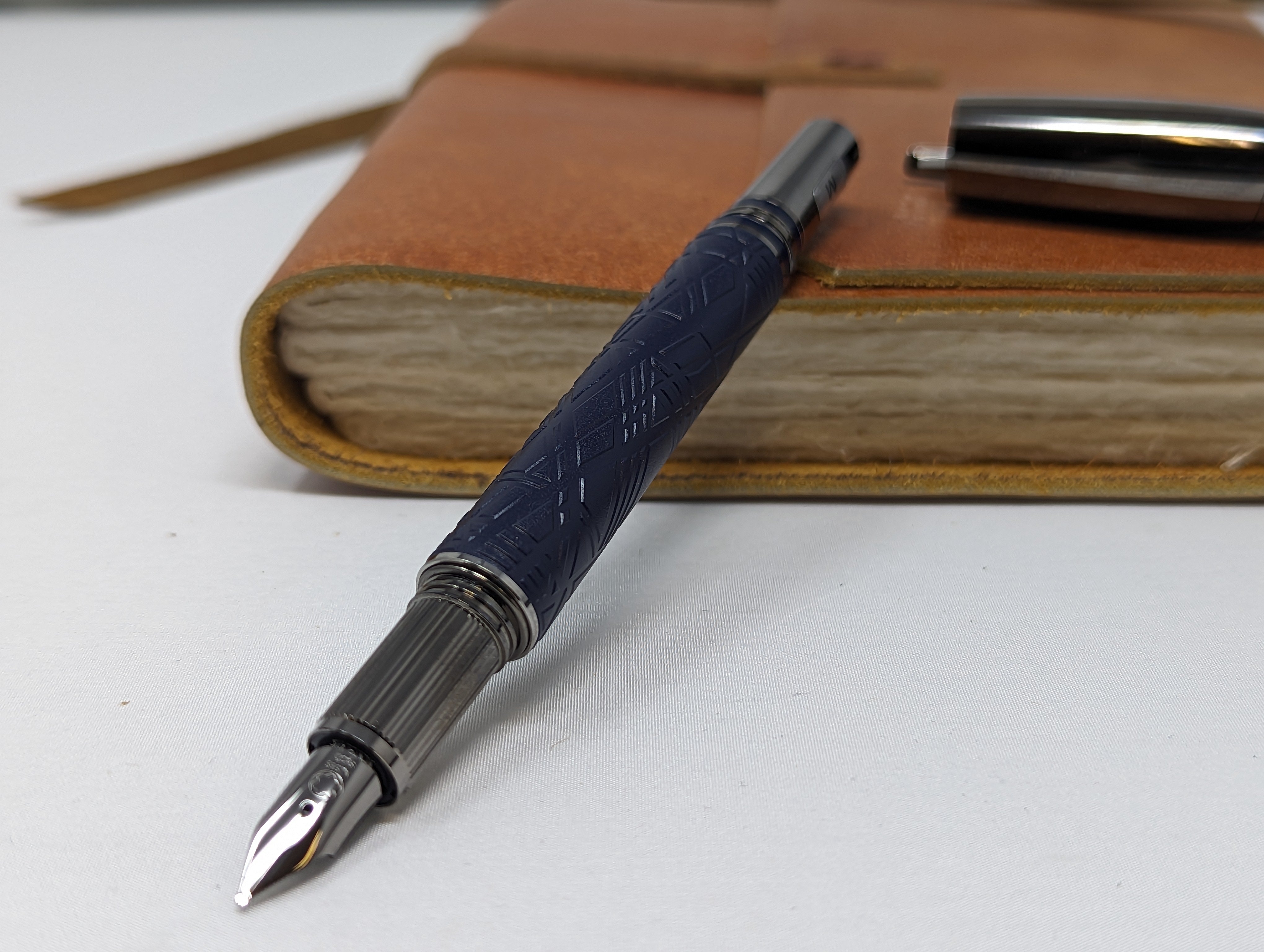 Montblanc Starwalker Fountain Pen - Space Blue Doue - Pen Boutique Ltd
