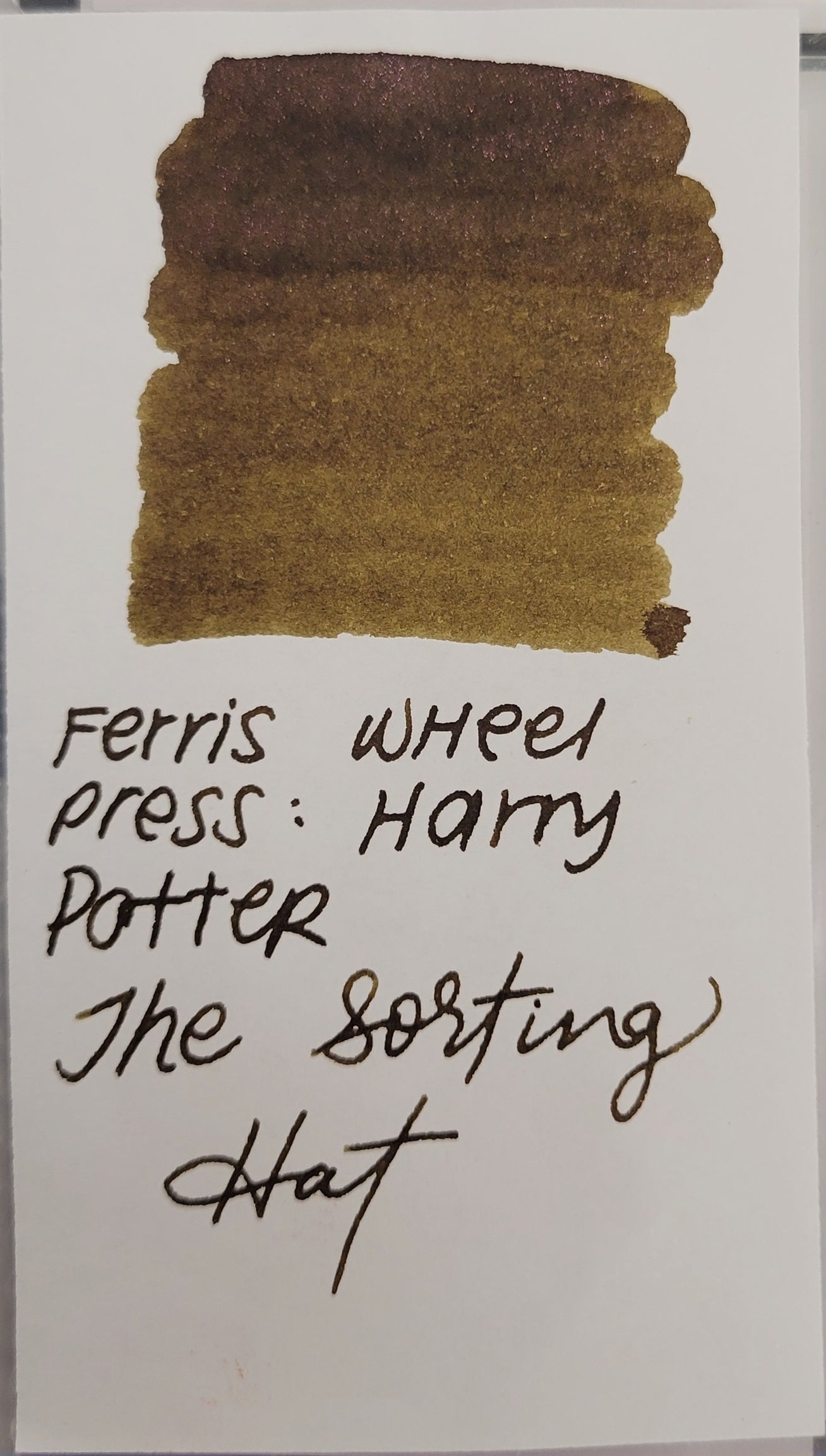 Ferris Wheel Press x WB Ink Bottle - Harry Potter The Sorting Hat - 2543 - 38ml - Pen Boutique Ltd