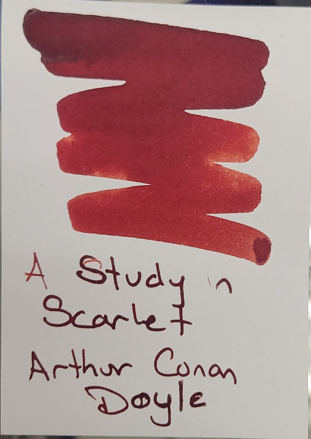 Wearingeul World Literature III Ink Bottle - A Study in Scarlet (30 ml) - Pen Boutique Ltd