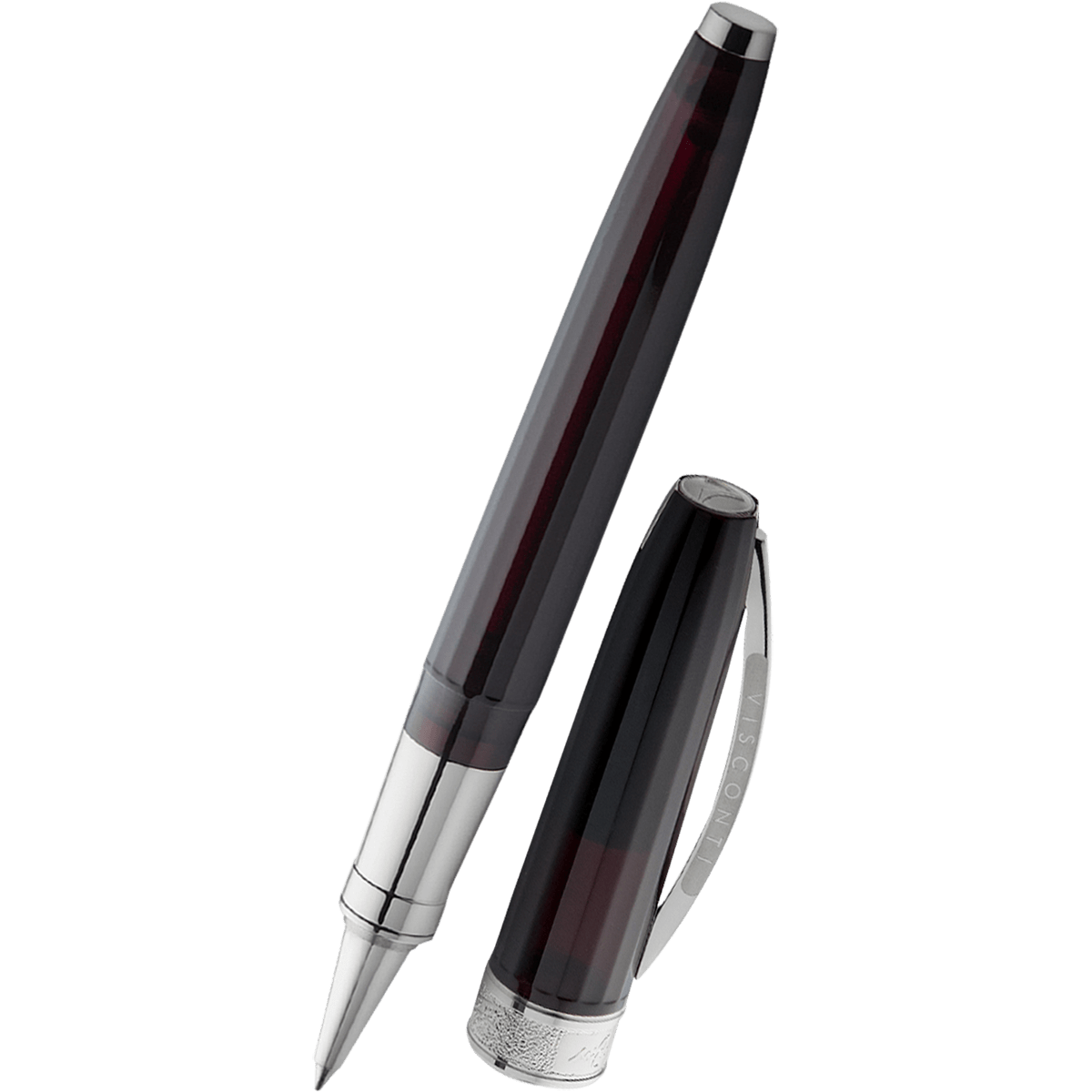 Visconti Michelangelo Rollerball Pen - Black - Pen Boutique Ltd