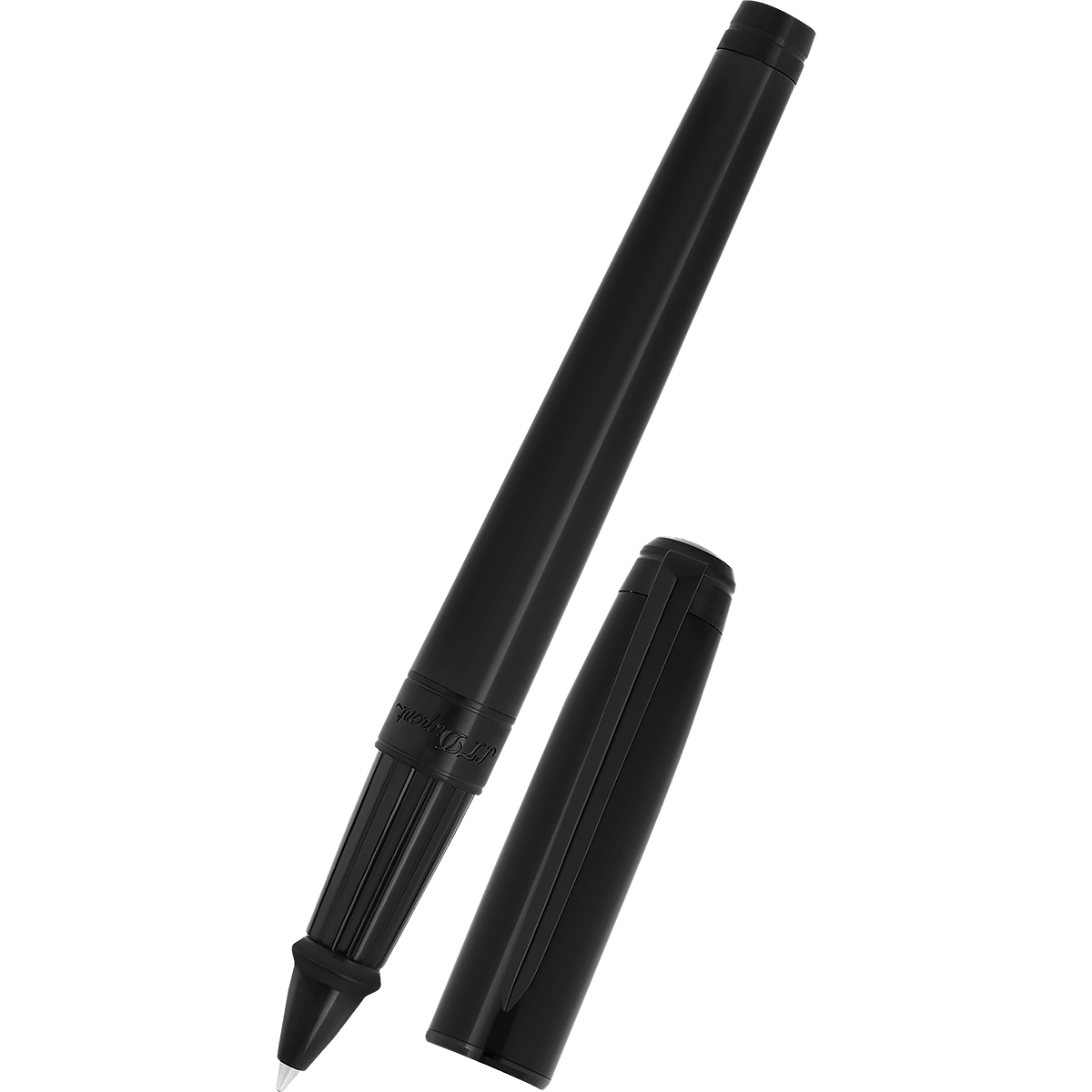 S T Dupont Line D Rollerball Pen - Eternity - Silky Black (Large) - Pen Boutique Ltd