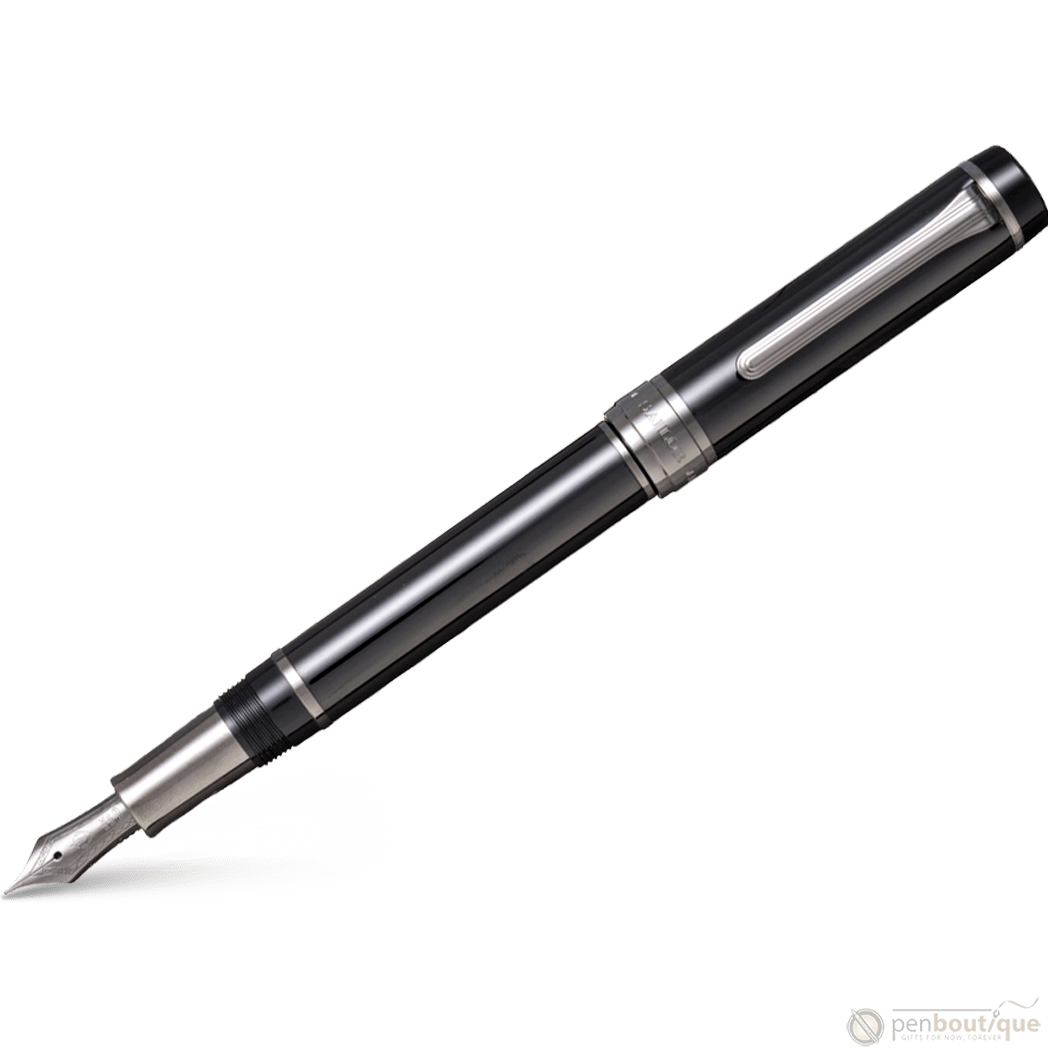 Sailor Cylint Fountain Pen - Black Stainless Steel - Pen Boutique Ltd