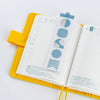 Hobonichi Bookmark-Style Foil-Pressed Stickers - TSUKI no IRO-Pen Boutique Ltd