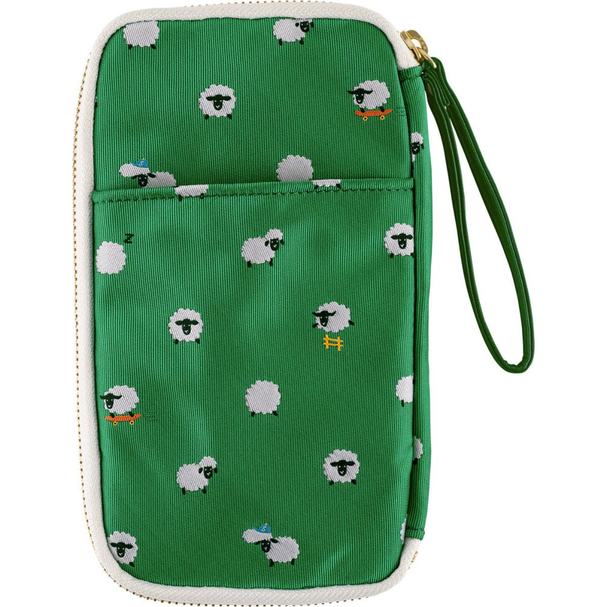 Hobonichi Small Drawer Pouch - Bow & Tie: Sheep Sheep Sheep - Pen Boutique Ltd