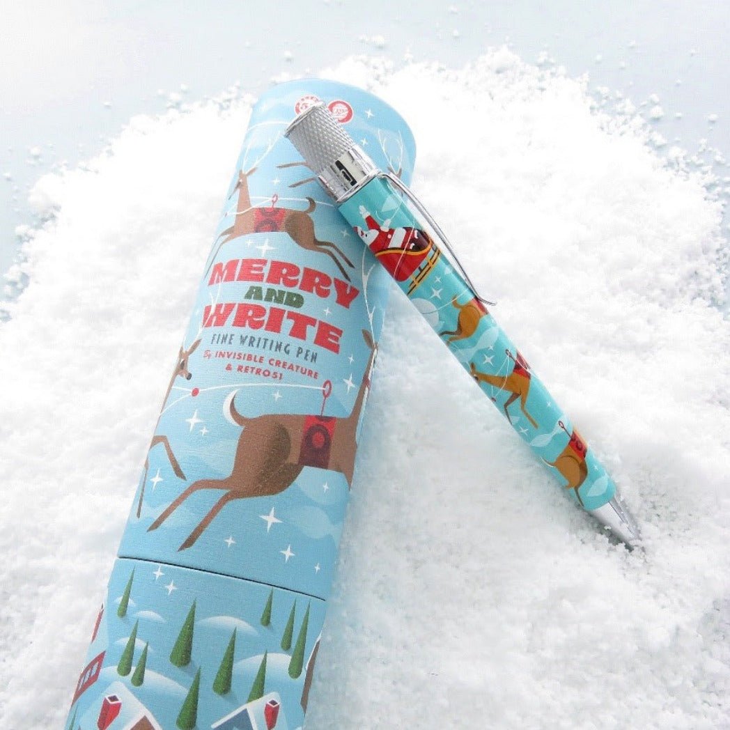 Retro 51 Tornado Popper Rollerball Pen - Merry and Write (Limited Edition - Christmas) - Pen Boutique Ltd