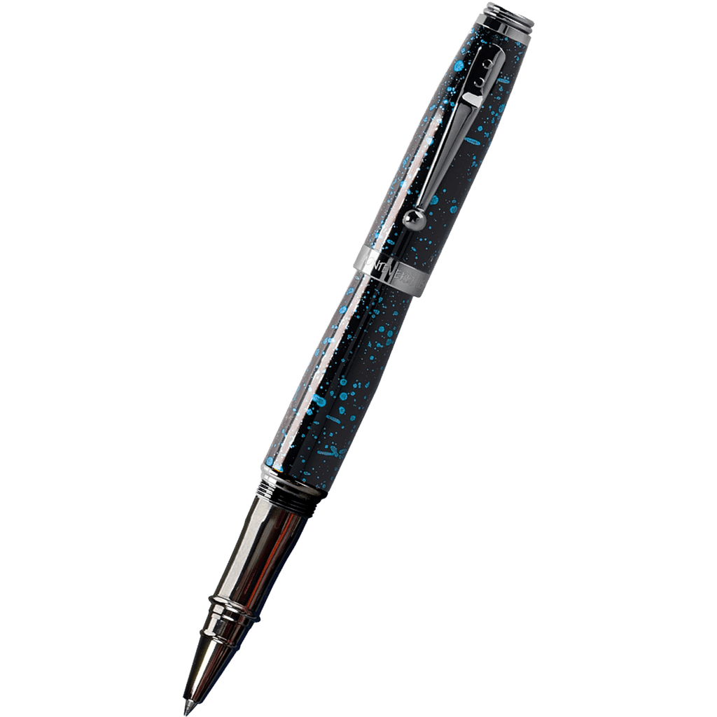 Monteverde Invincia Vega Rollerball Pen - Starlight Blue - Pen Boutique Ltd