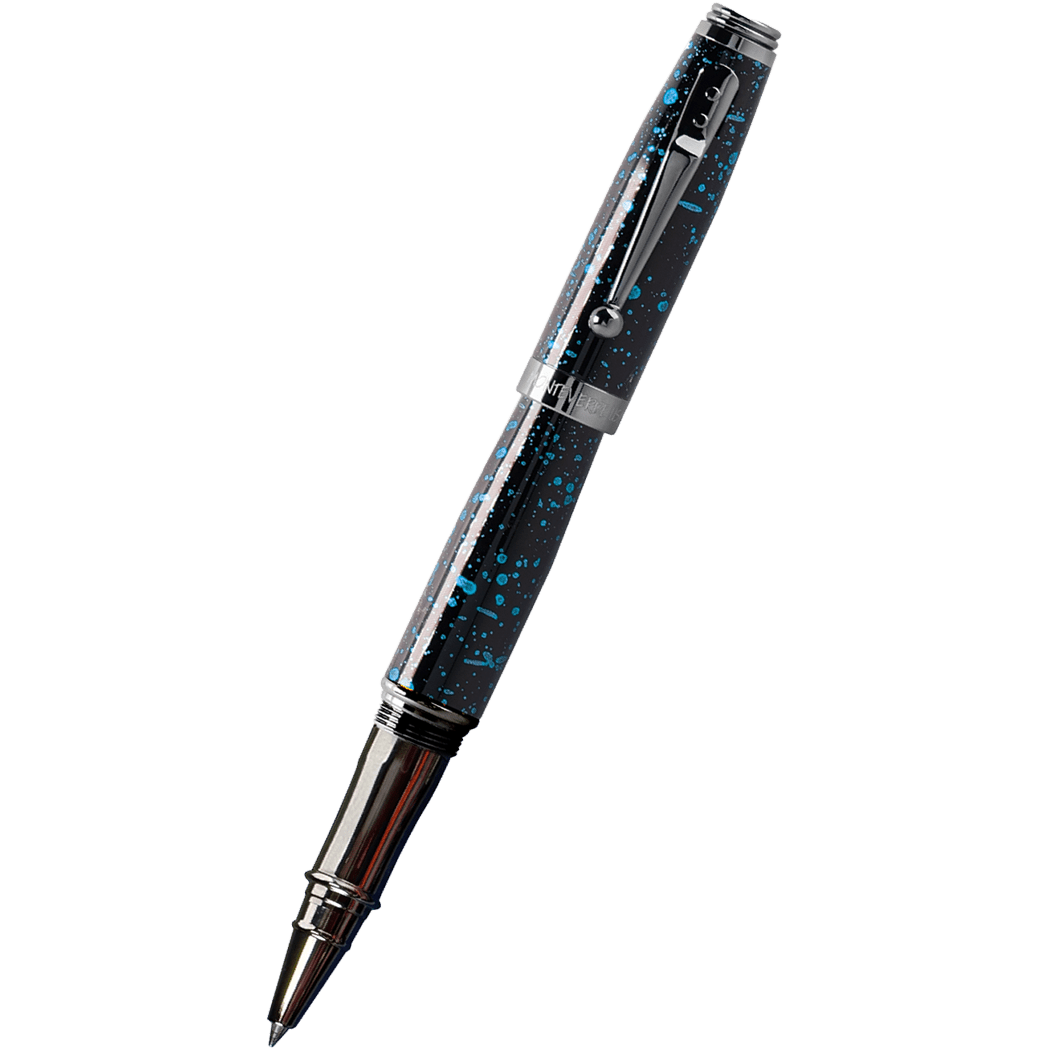 Monteverde Invincia Vega Rollerball Pen - Starlight Blue - Pen Boutique Ltd