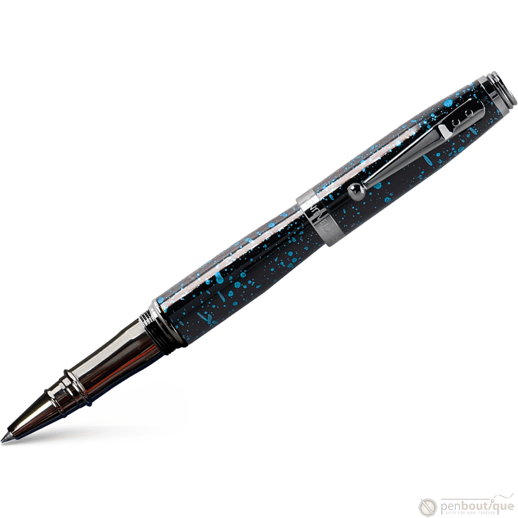 Monteverde Invincia Vega Rollerball Pen - Starlight Blue - Pen Boutique Ltd