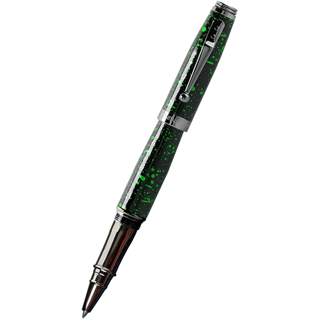 Monteverde Invincia Vega Rollerball Pen - Starlight Green - Pen Boutique Ltd