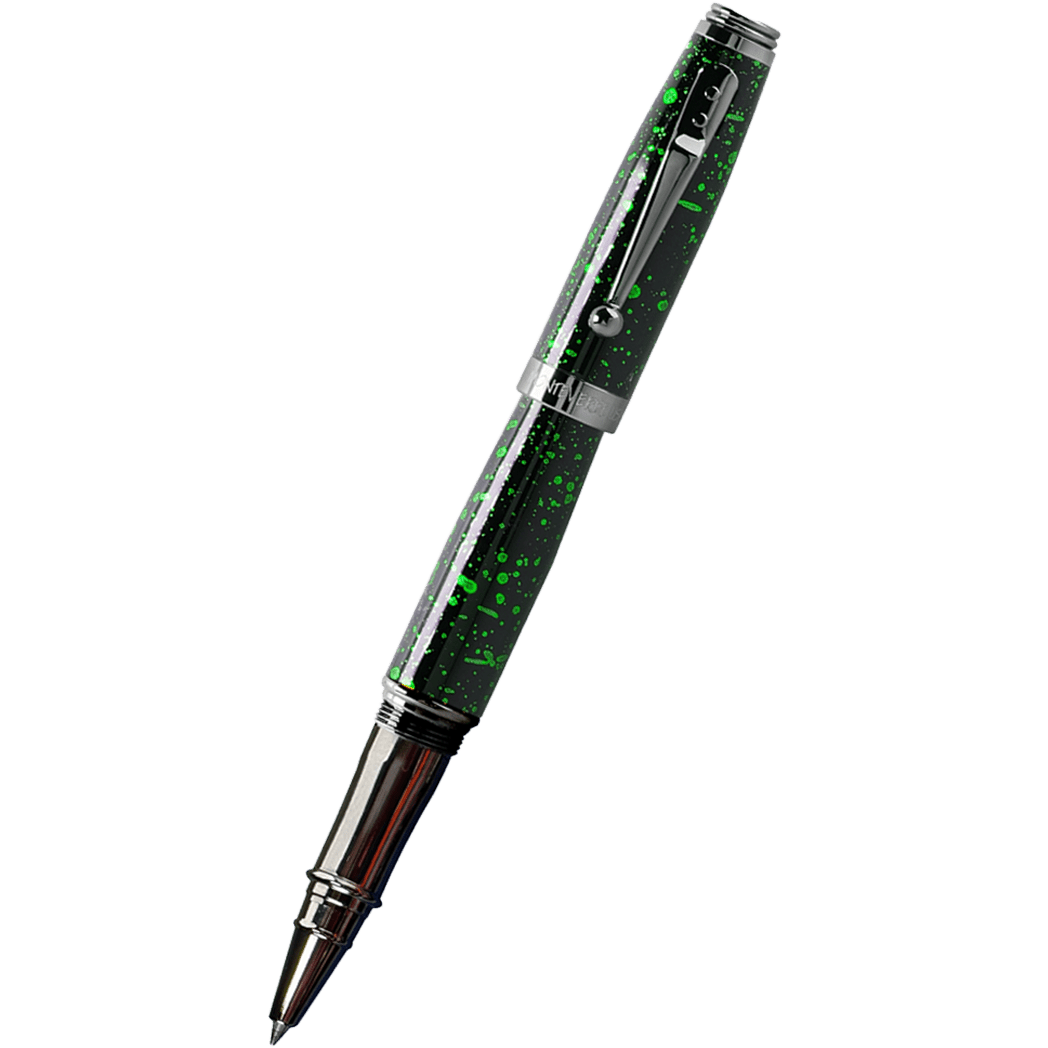 Monteverde Invincia Vega Rollerball Pen - Starlight Green - Pen Boutique Ltd