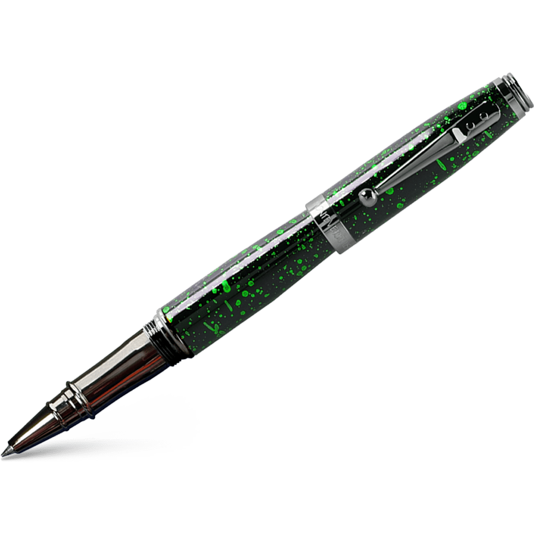 Monteverde Invincia Vega Rollerball Pen - Starlight Green - Pen Boutique Ltd