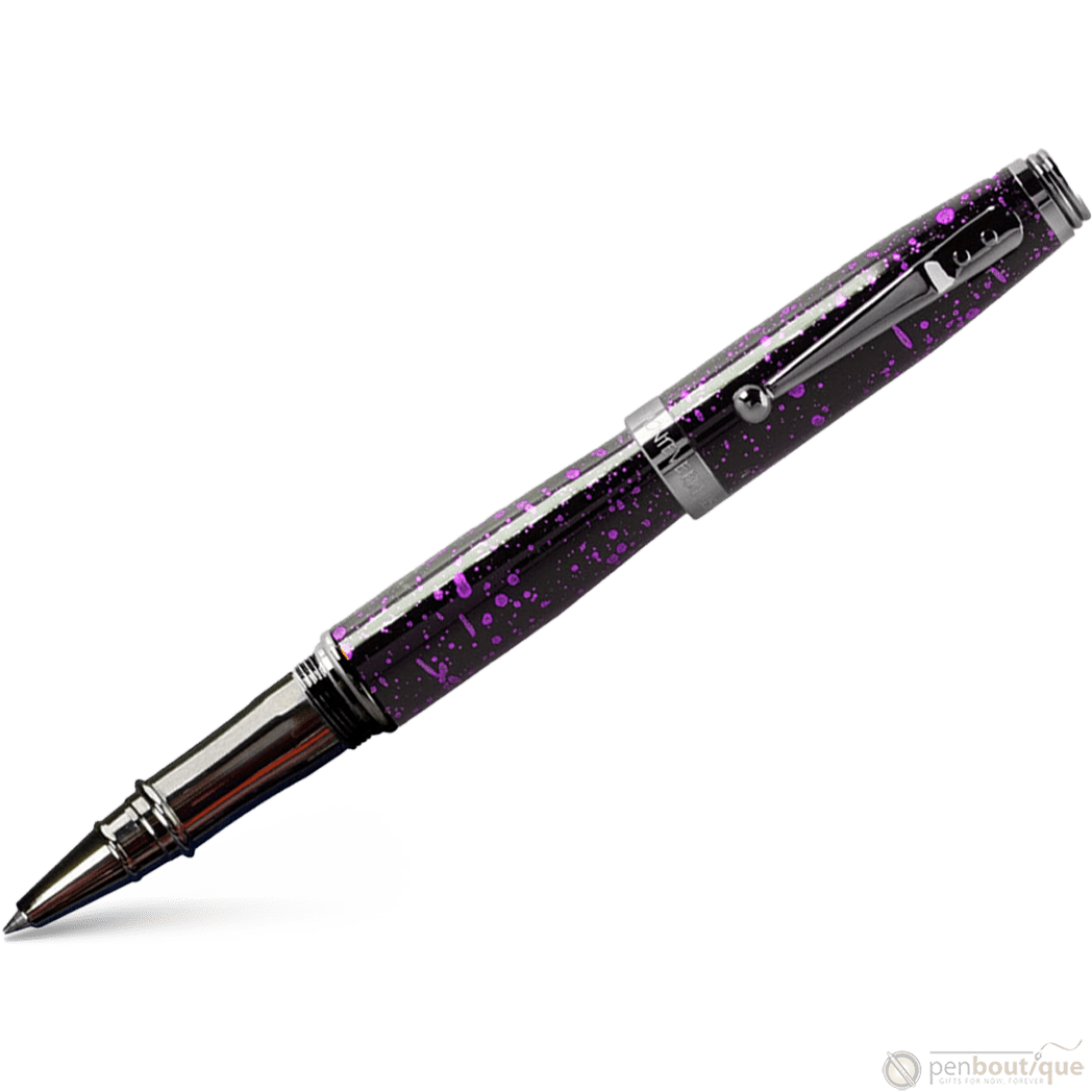 Monteverde Invincia Vega Rollerball Pen - Starlight Purple - Pen Boutique Ltd