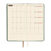 Hobonichi 2027 Light Hardcover English Book - Leather: Forest Green - Tall & Slim (Weeks - January Start) - Pen Boutique Ltd
