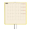 Hobonichi 2027 Light Hardcover Book - Colors: Canaria Yellow - Tall & Slim (Weeks - January Start) - Pen Boutique Ltd