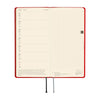 Hobonichi 2027 Light Hardcover Book - Colors: Poppy Red - Tall & Slim (Weeks - January Start) - Pen Boutique Ltd