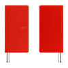 Hobonichi 2027 Light Hardcover Book - Colors: Poppy Red - Tall & Slim (Weeks - January Start) - Pen Boutique Ltd