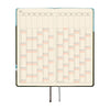 Hobonichi 2027 Light Hardcover Book - Hiroko Kubota: Meteor Shower in the Light Blue Forest - Tall & Slim (Weeks - January Start) - Pen Boutique Ltd