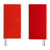 Hobonichi 2027 Mega Light Hard Cover English Book - Colors: Poppy Red - Tall & Slim (Weeks - January Start)-Pen Boutique Ltd