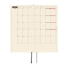Hobonichi 2027 Soft Cover English Book - White Line: Ivory - Tall & Slim (Weeks - January Start) - Pen Boutique Ltd