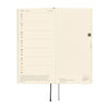 Hobonichi 2027 Soft Cover English Book - White Line: Ivory - Tall & Slim (Weeks - January Start) - Pen Boutique Ltd