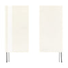 Hobonichi 2027 Soft Cover English Book - White Line: Ivory - Tall & Slim (Weeks - January Start) - Pen Boutique Ltd