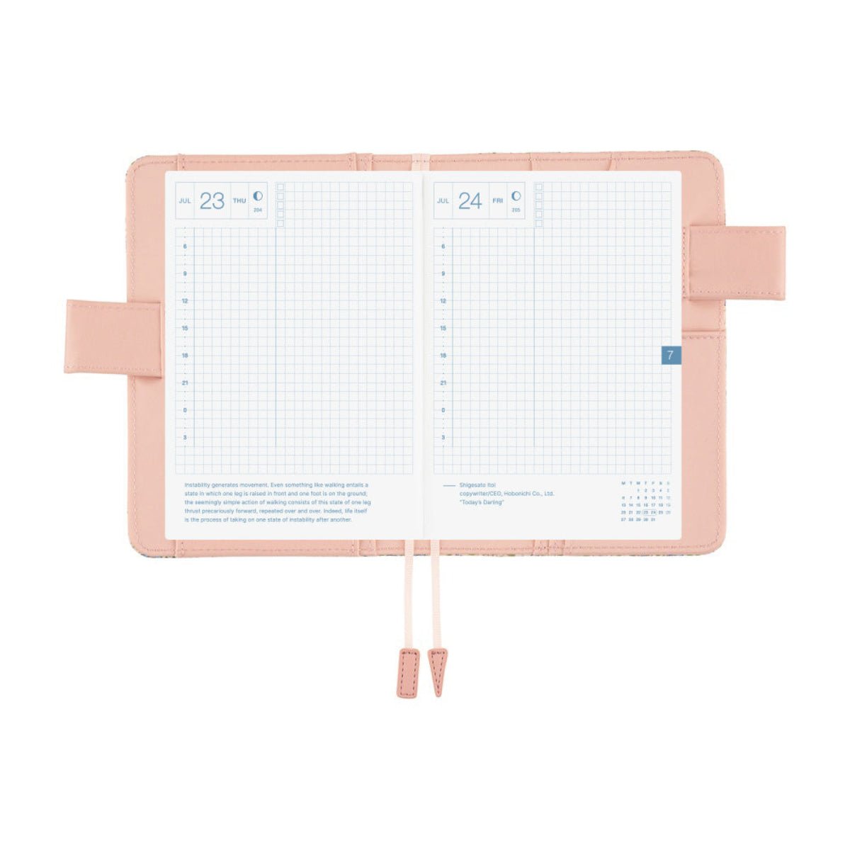 Hobonichi 2027 Japanese Cover - Liberty Fabrics: Sasha Kiora - A6 - Pen Boutique Ltd