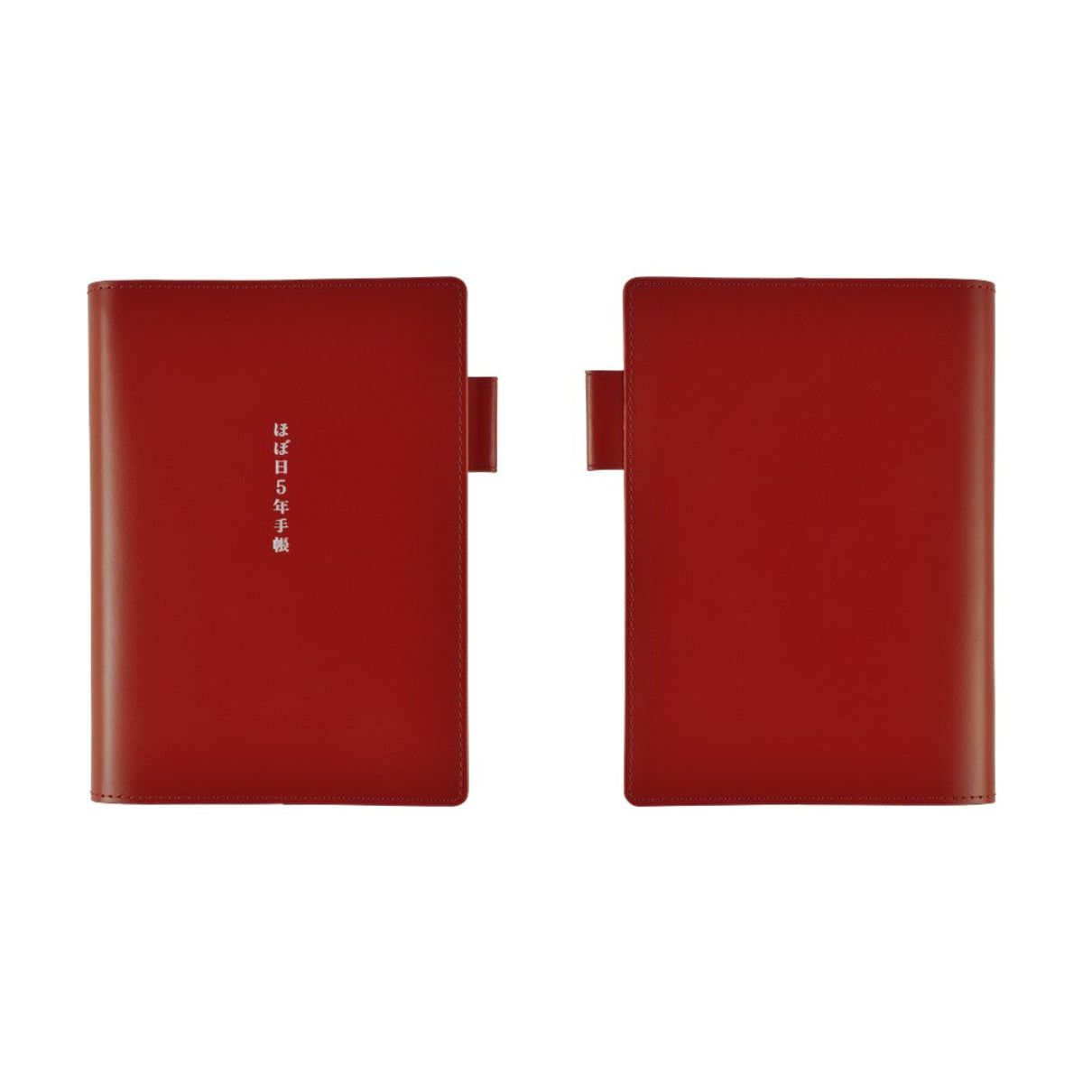 Hobonichi 5-Year Techo Leather Cover - Red - A6-Pen Boutique Ltd