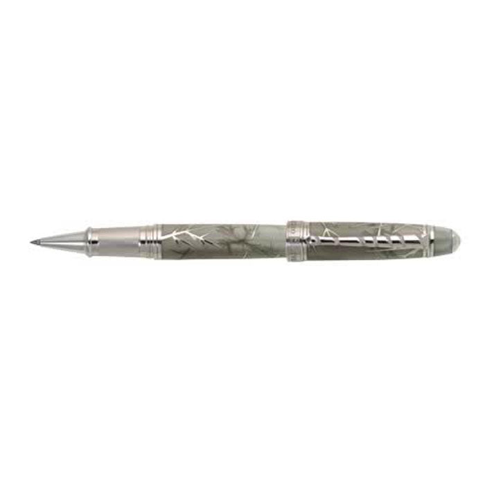 David Oscarson Winter Rollerball Pen - Winter Grey & Rhodium-Pen Boutique Ltd