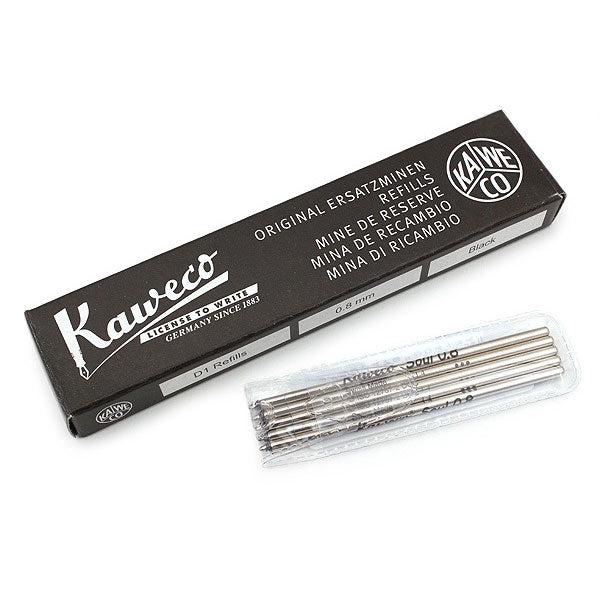 Kaweco Soul D1 Black 0.8 Fine Refill - 5 pcs - Pen Boutique Ltd