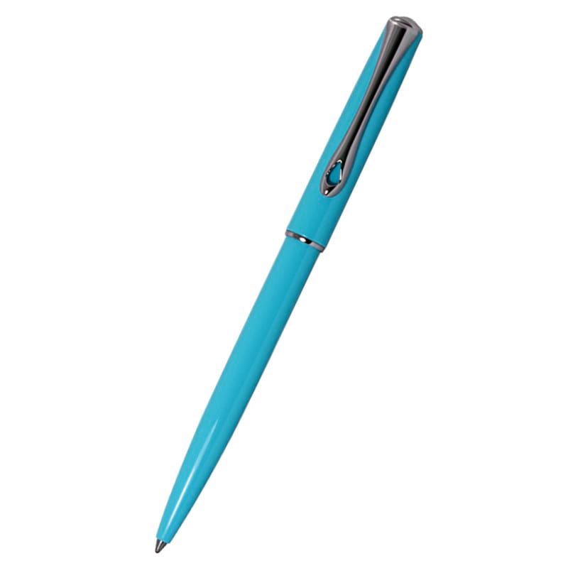 Diplomat Traveller EasyFLOW Ballpoint Pen - Lumi Light Blue - Pen Boutique Ltd