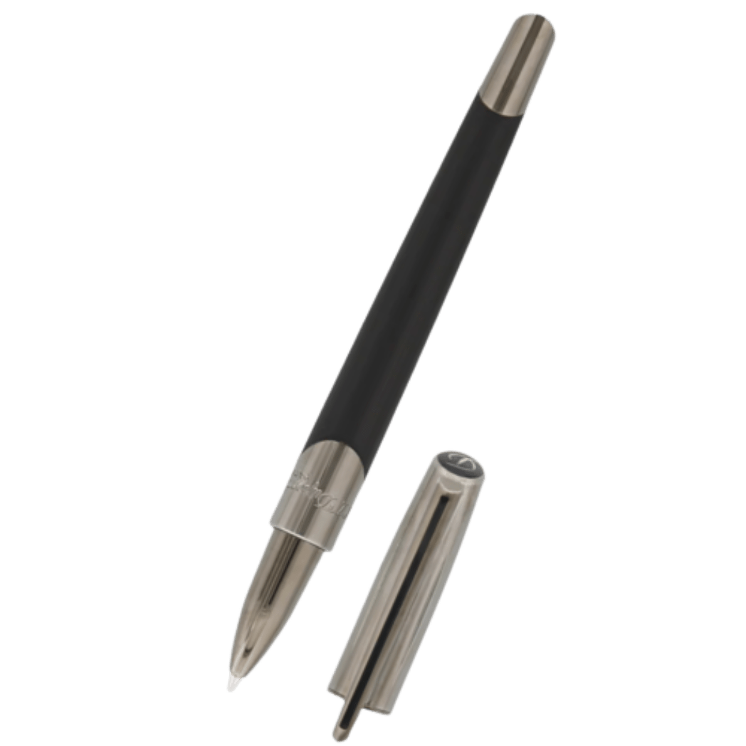 ST Dupont Defi Millennium Gunmetal/Matte Black Rollerball Pen - Pen Boutique Ltd