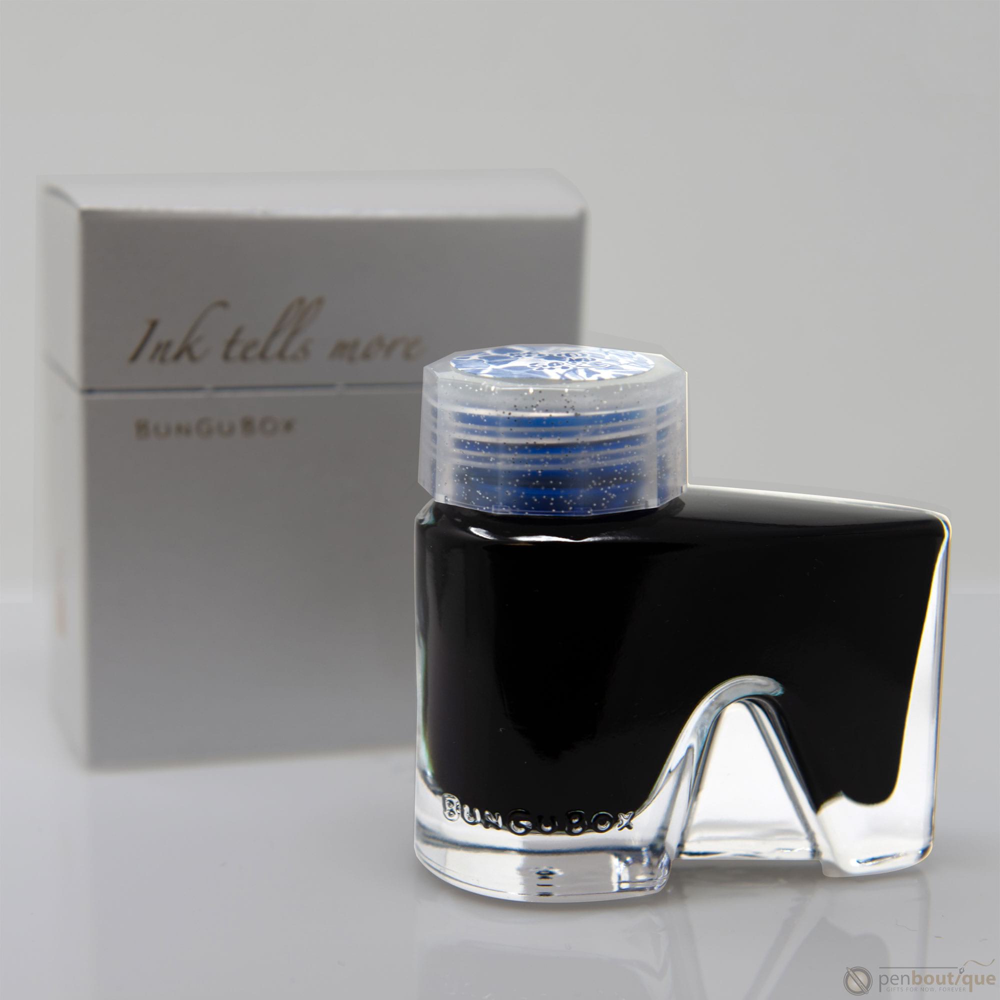 Bungubox Ink Bottle - Omaezaki Ruri-Umi - 30ml - Pen Boutique Ltd
