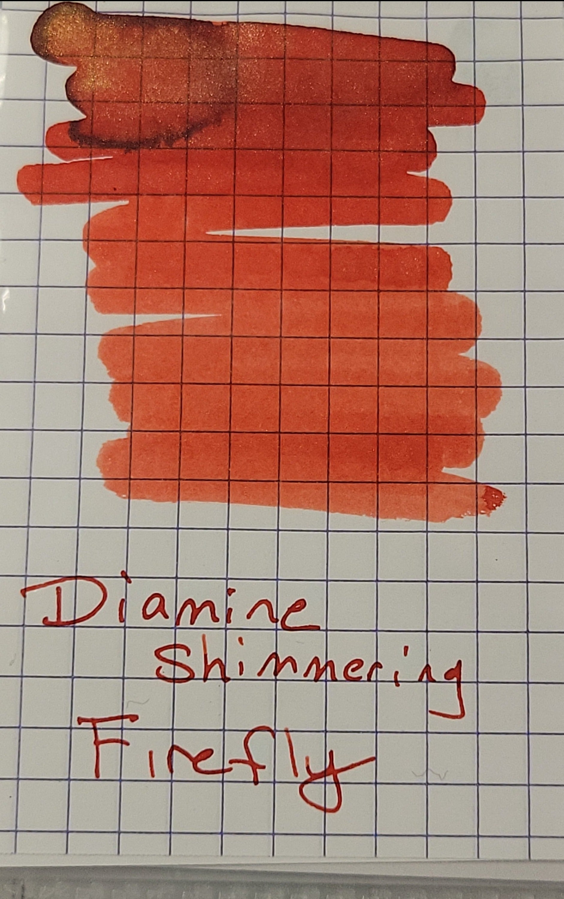 Diamine Shimmer Ink 50 ml Firefly - Gold shimmer - Pen Boutique Ltd