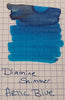 Diamine Shimmer Ink 50 ml Arctic Blue - Silver shimmer - Pen Boutique Ltd